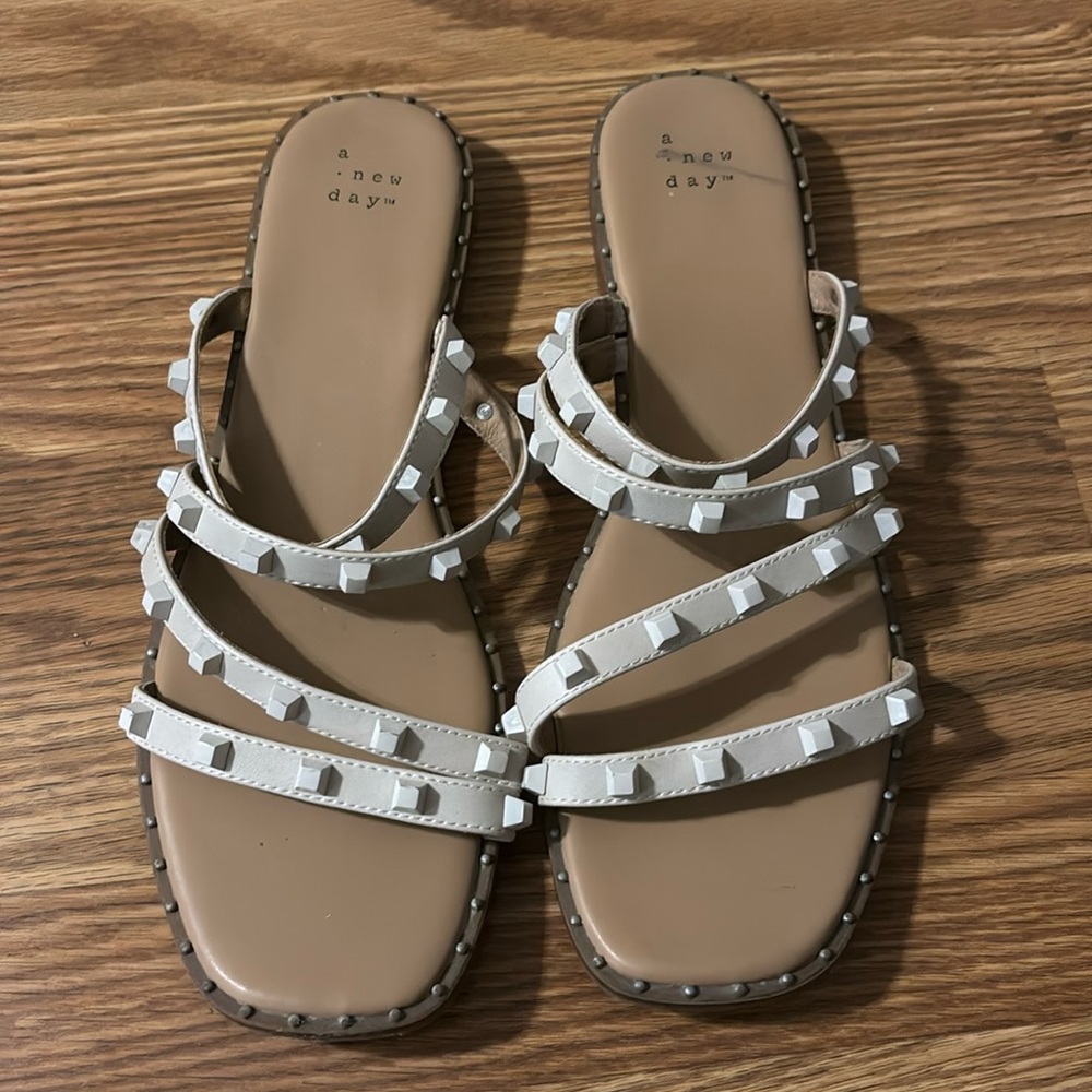 Cream sandals in good condition and cute boho sandals